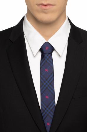 Checked tie with logo, zdjęcie 2 Checked tie with logo od Burberry